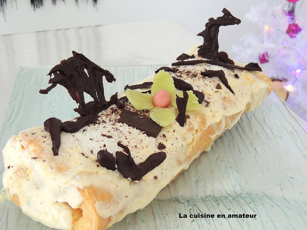 recette Bûche  à l'orange