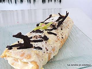 recette Bûche  à l'orange