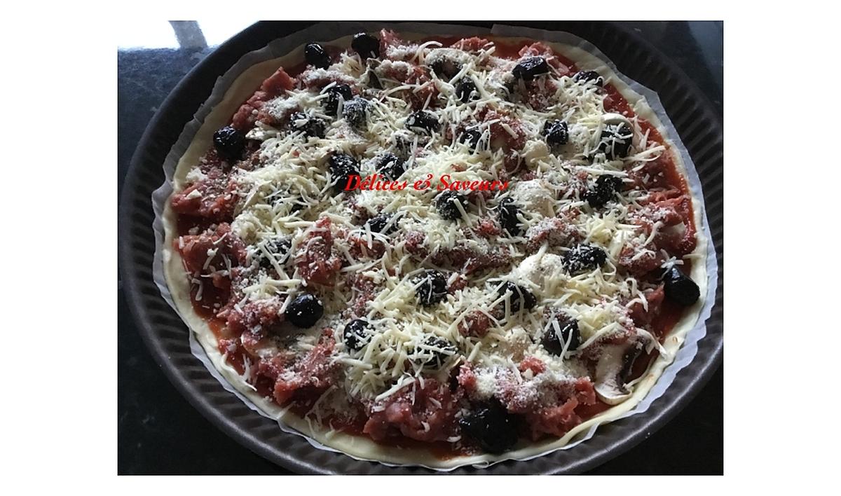 recette Pizza à la bolognaise