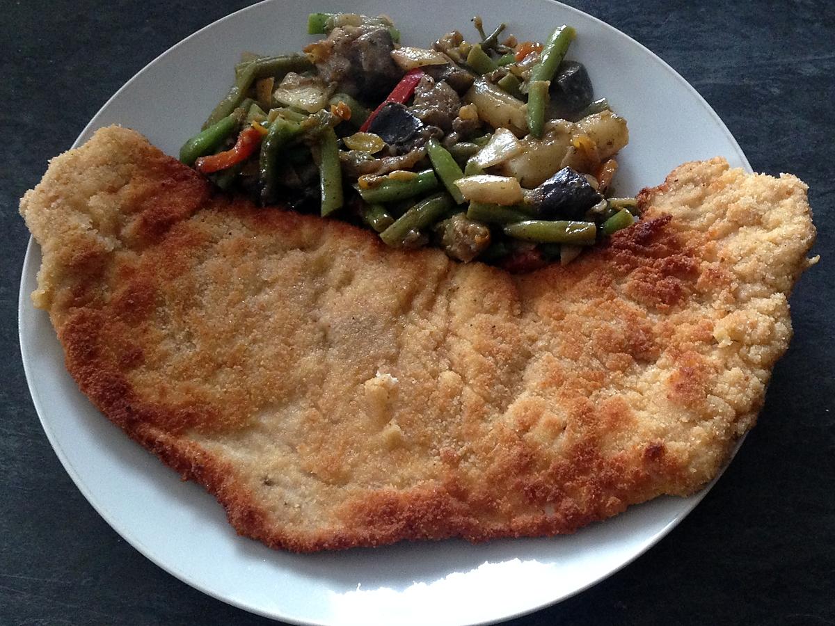 recette Escalope de veau milanaise