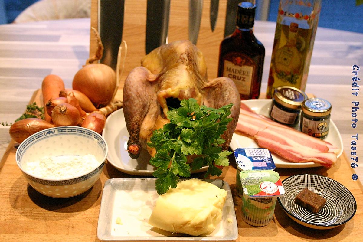 recette Chapon de Pintade Sauce Périgueux et ses Pommes Dauphines