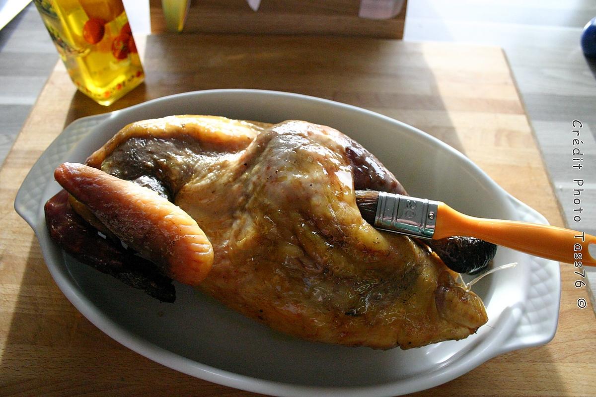 recette Chapon de Pintade Sauce Périgueux et ses Pommes Dauphines