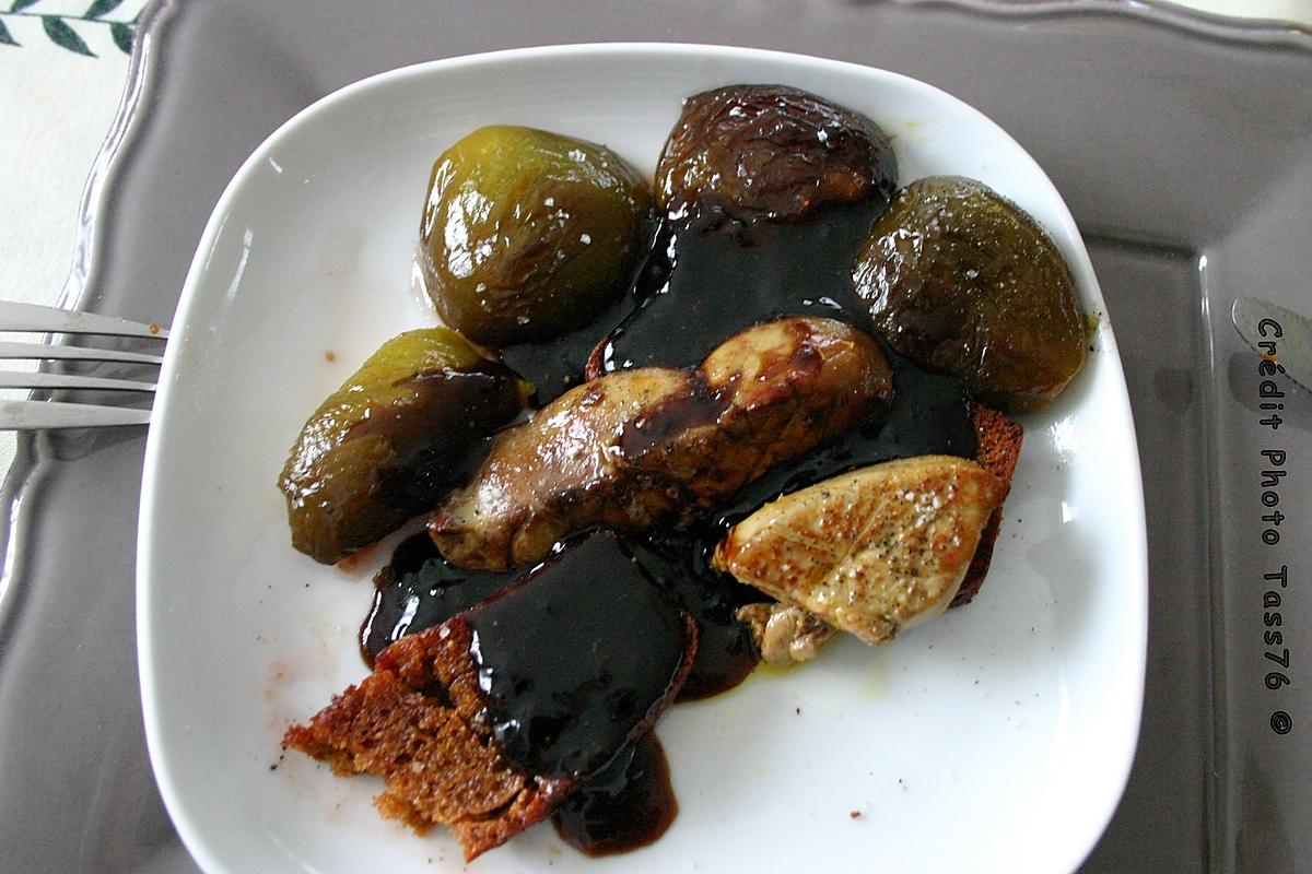 recette Foie Gras Poêlé aux Figues violettes de Normandie