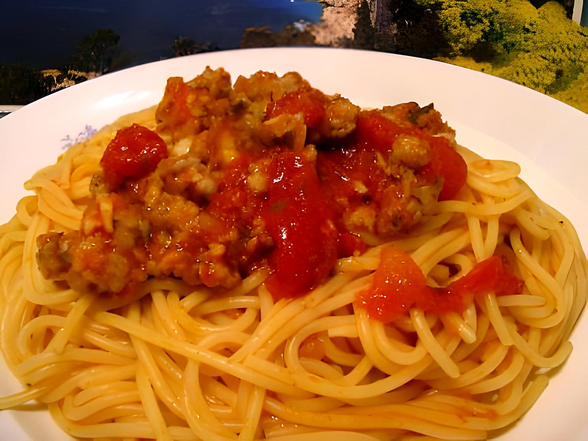 recette spaghettis a la tomate