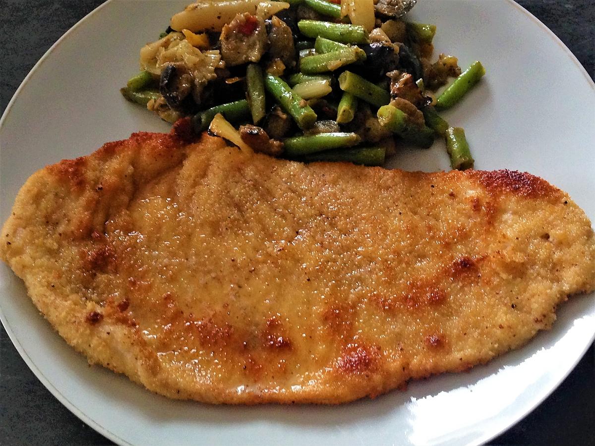 recette Escalope de veau milanaise