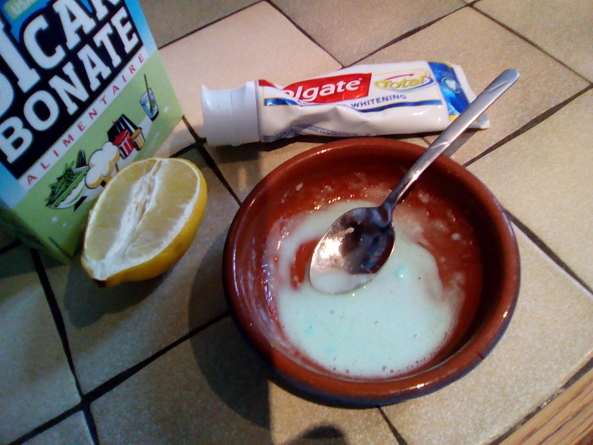 recette Petite astuce pour blanchir les dents