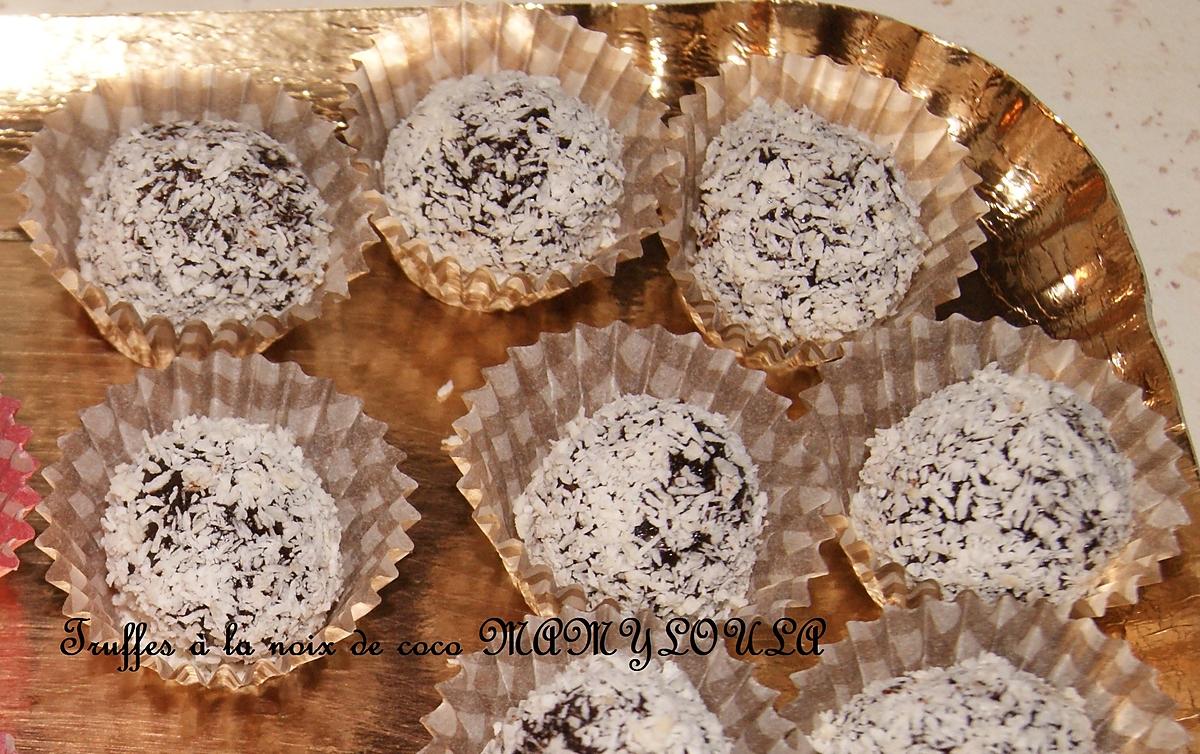 recette Truffes à la noix de coco