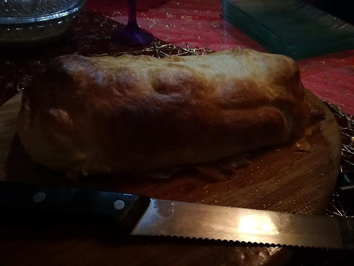 recette Rôtis de bœuf en croûte feuilleté au fromage