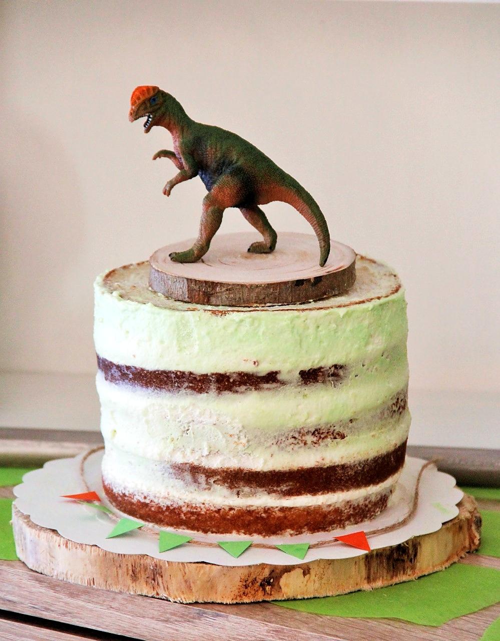 recette Gâteau D'Anniversaire de notre fils (Théme dinosaures)