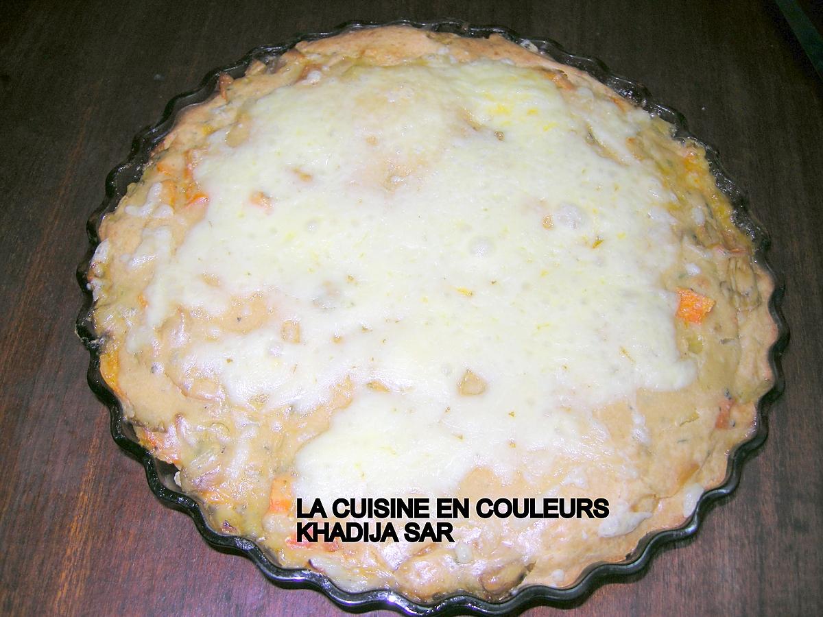 recette Quiche sans pâte aux crevettes