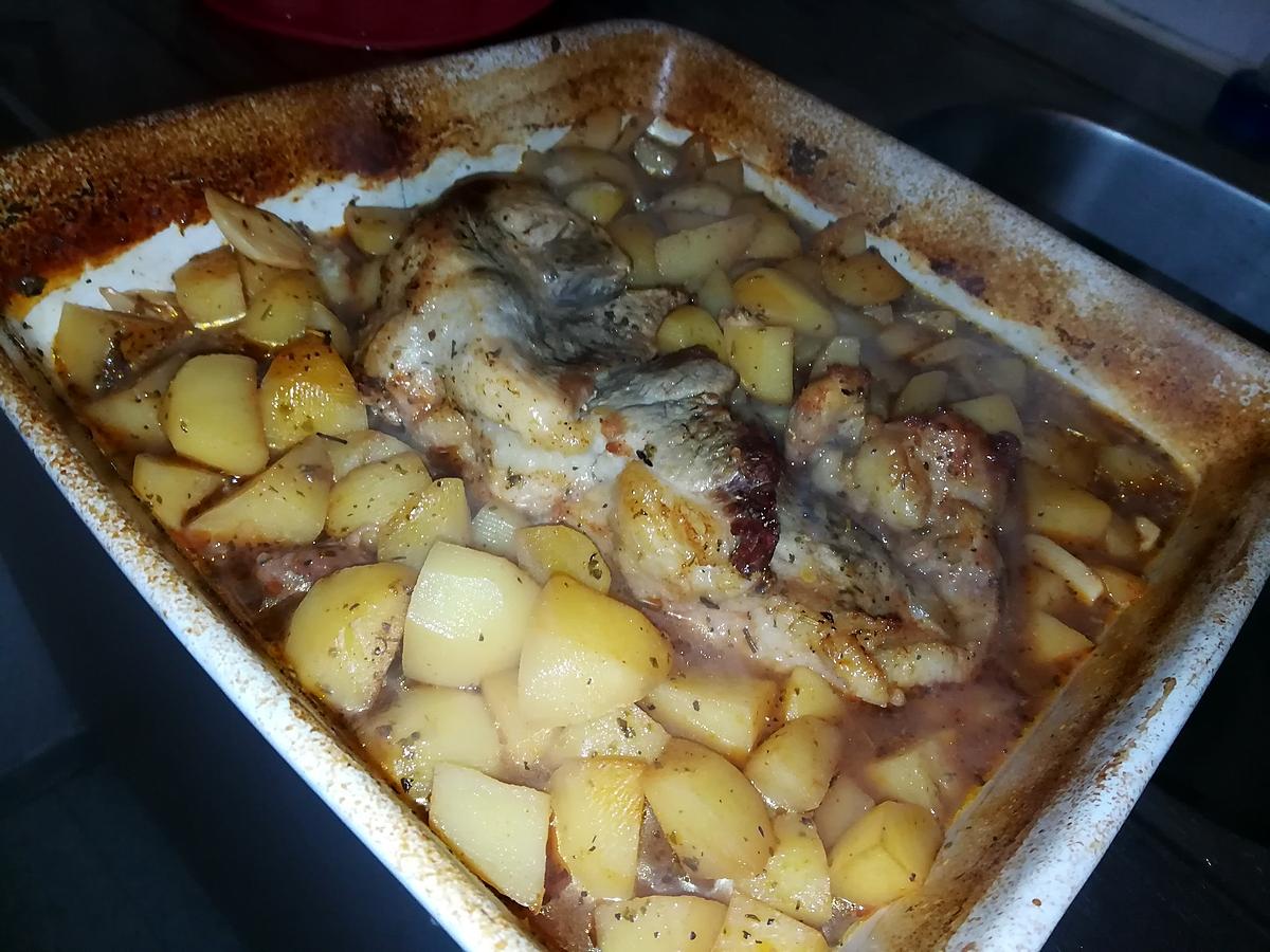 recette Pointe de porc et ses pommes de terres gratinée a la bière