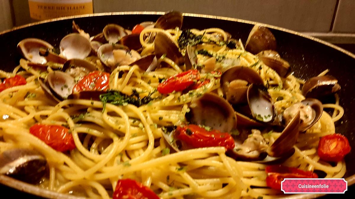 recette Linguine alla vongole