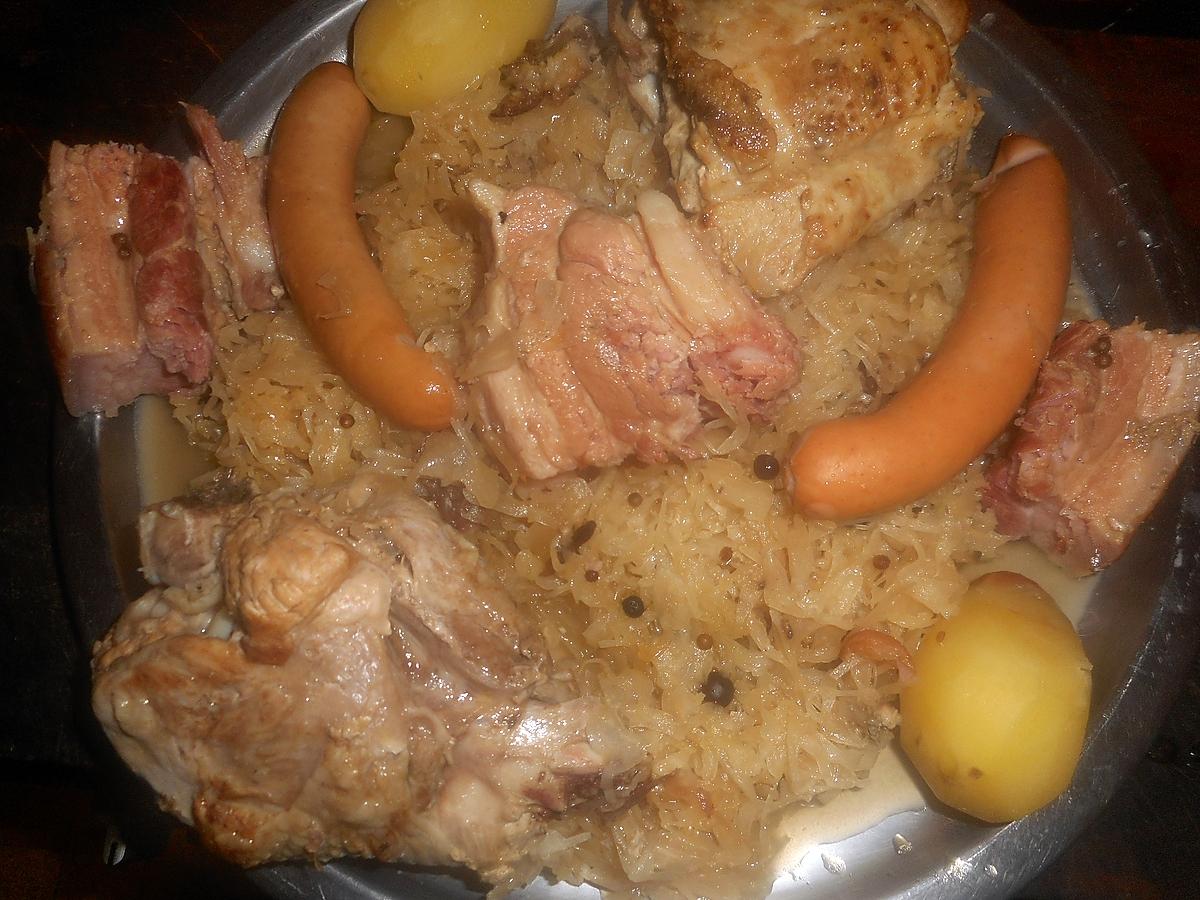 recette Cuisse de dinde à la choucroute