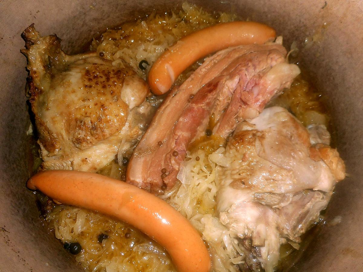 recette Cuisse de dinde à la choucroute