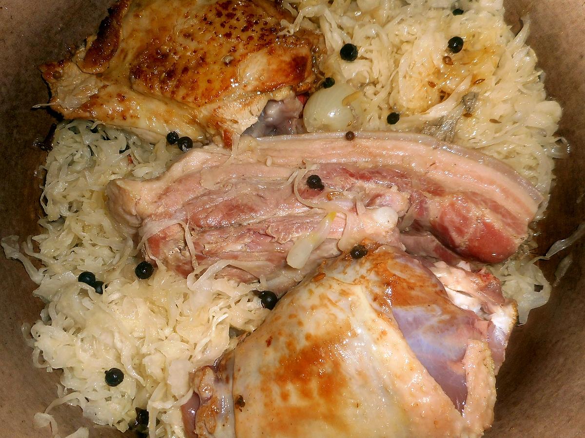 recette Cuisse de dinde à la choucroute