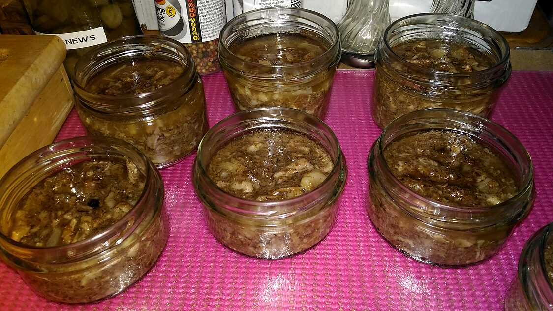 Recette de Rillette de sanglier par gizzfizz