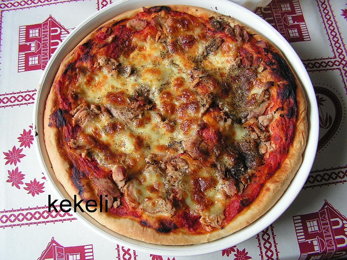 recette Pizza thon mozzarella