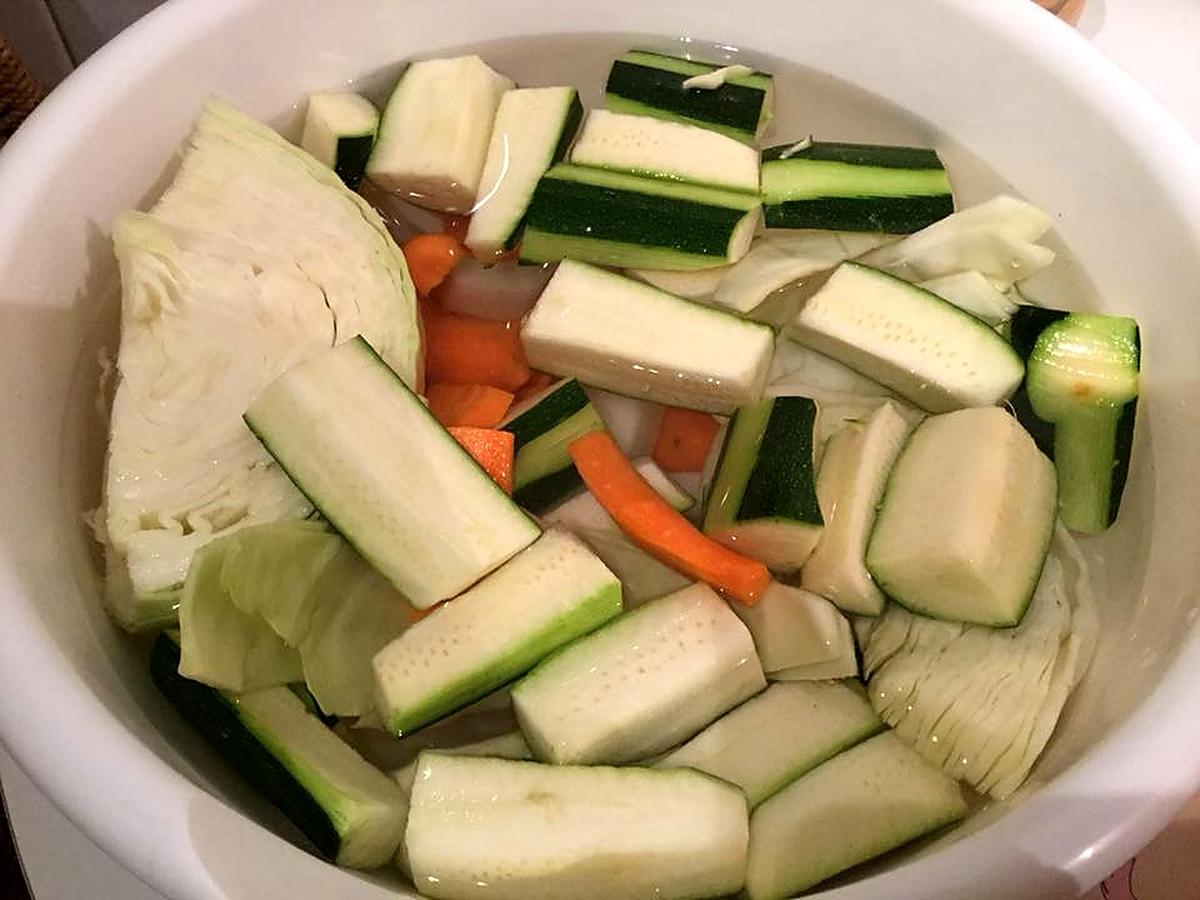 recette LÉGUMES DE COUSCOUS à la COCOTTE MINUTE