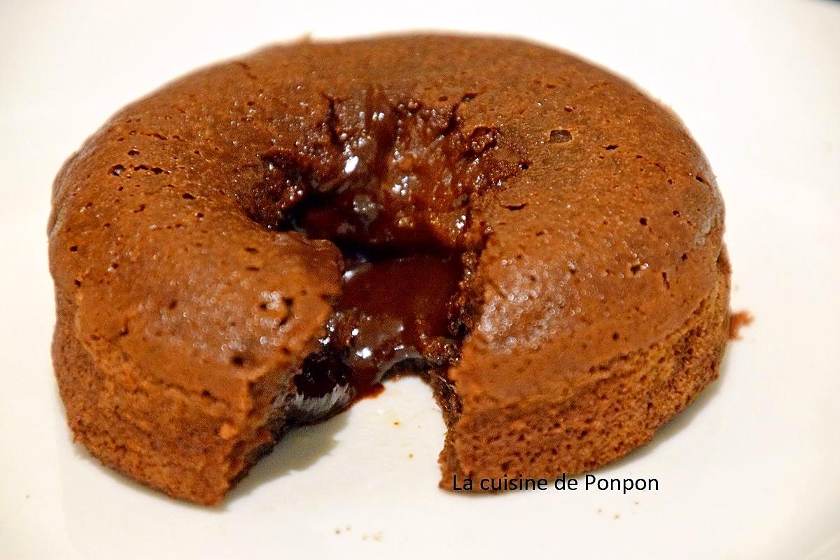 recette Moelleux au chocolat avec son coeur coulant