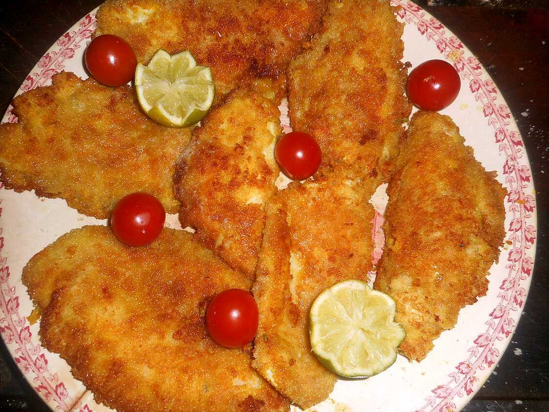 Filets de limande à la chapelure japonaise et aux épices