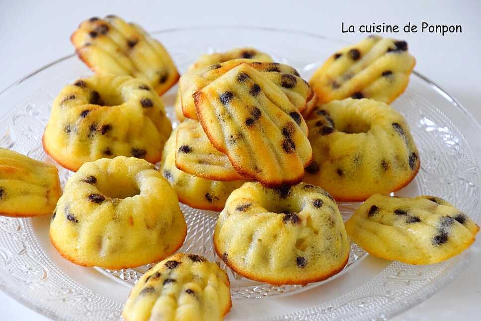 recette Fondant aux bananes et pépites de chocolat