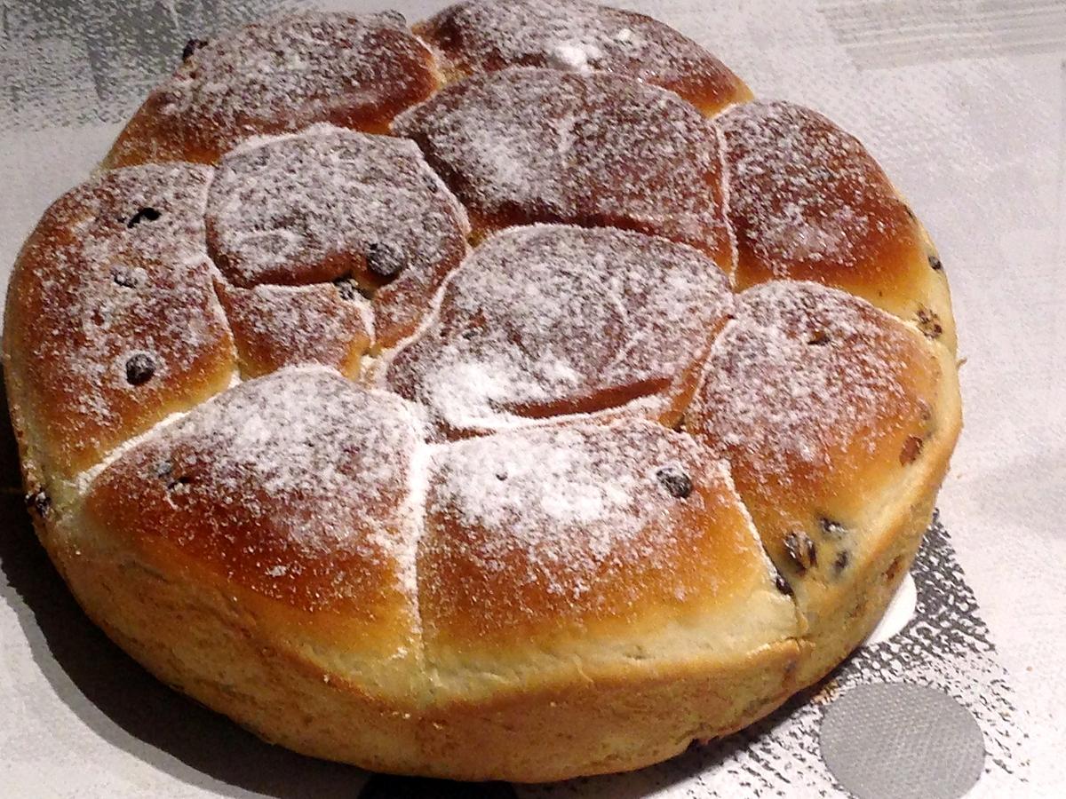 recette Brioche aux pépites de chocolat (sans beurre)