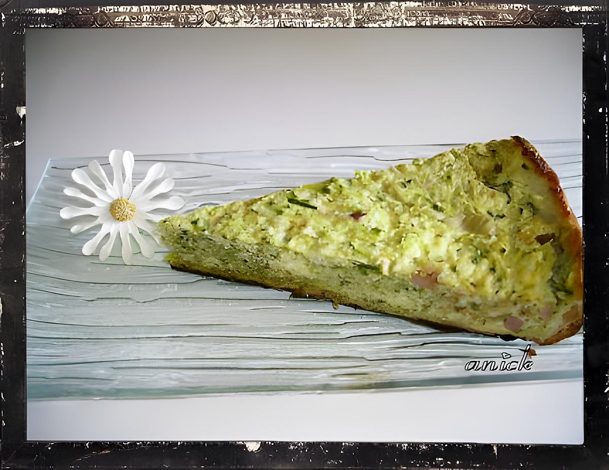 recette tarte courgette-brousse