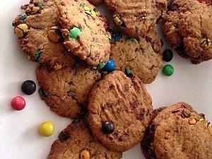 recette Cookies m&m's crispy