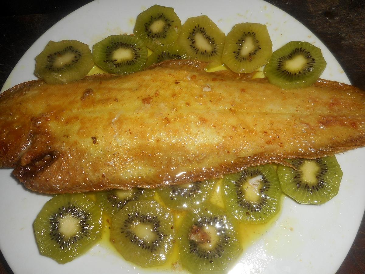 recette Sole aux kiwis