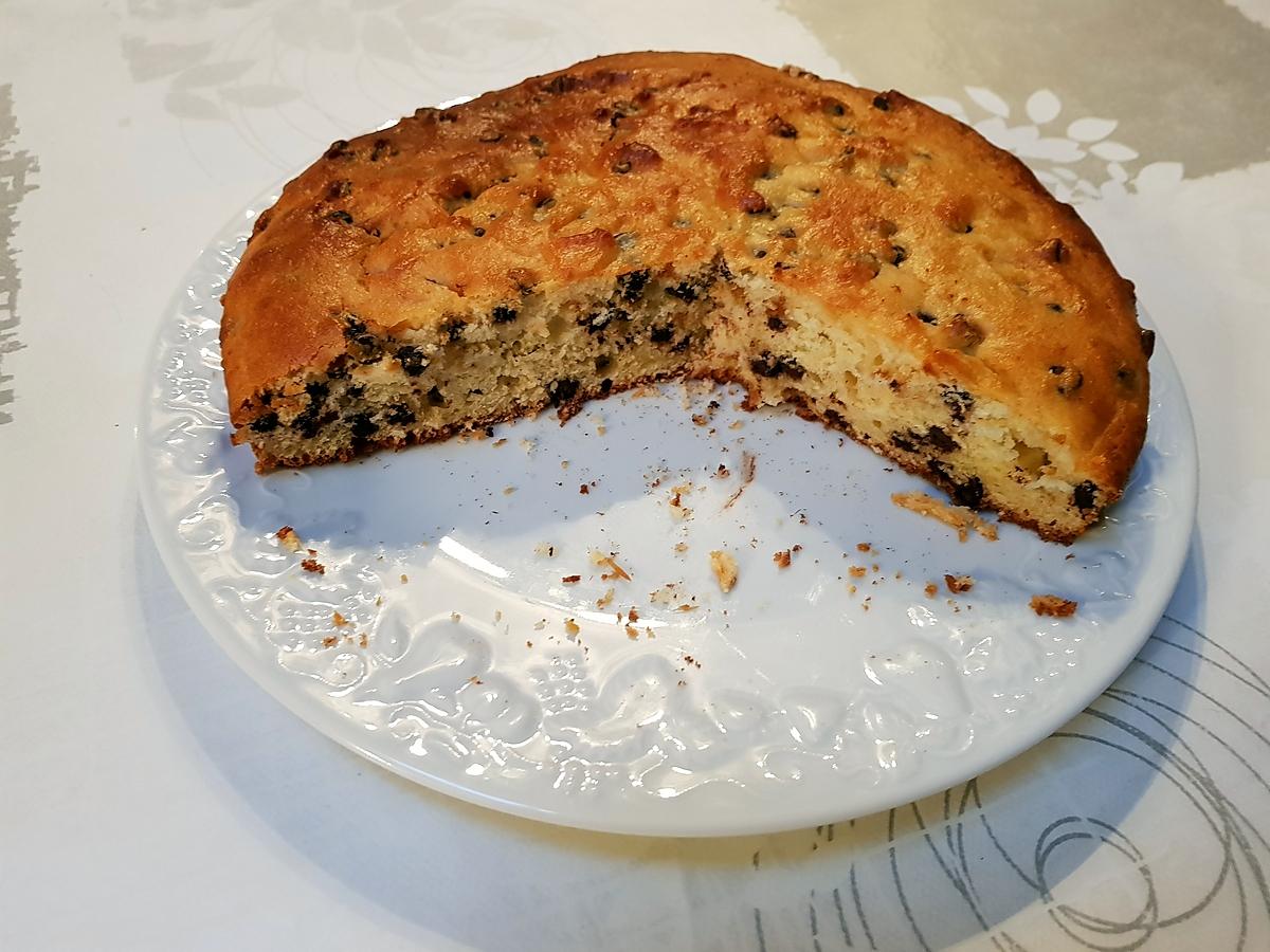 recette Gâteau à la ricotta et aux pépites de chocolat