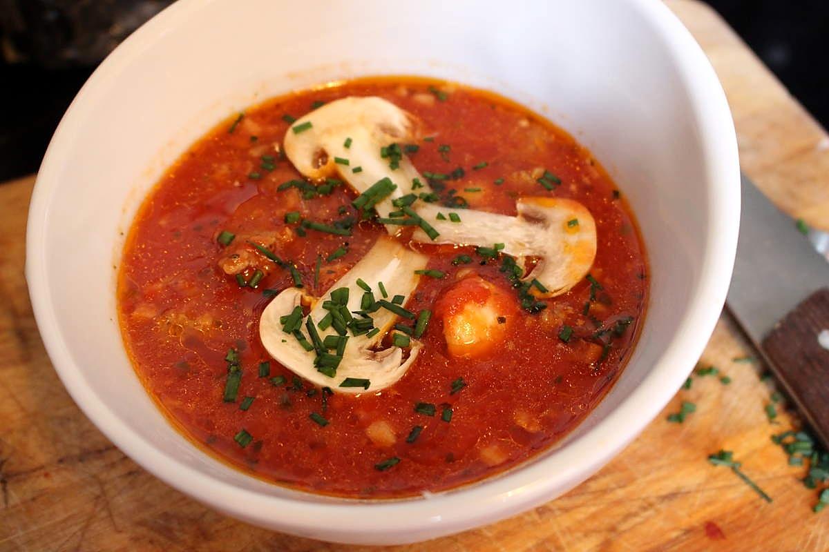 recette Soupe de tomates, gnocchis et saucisse italienne