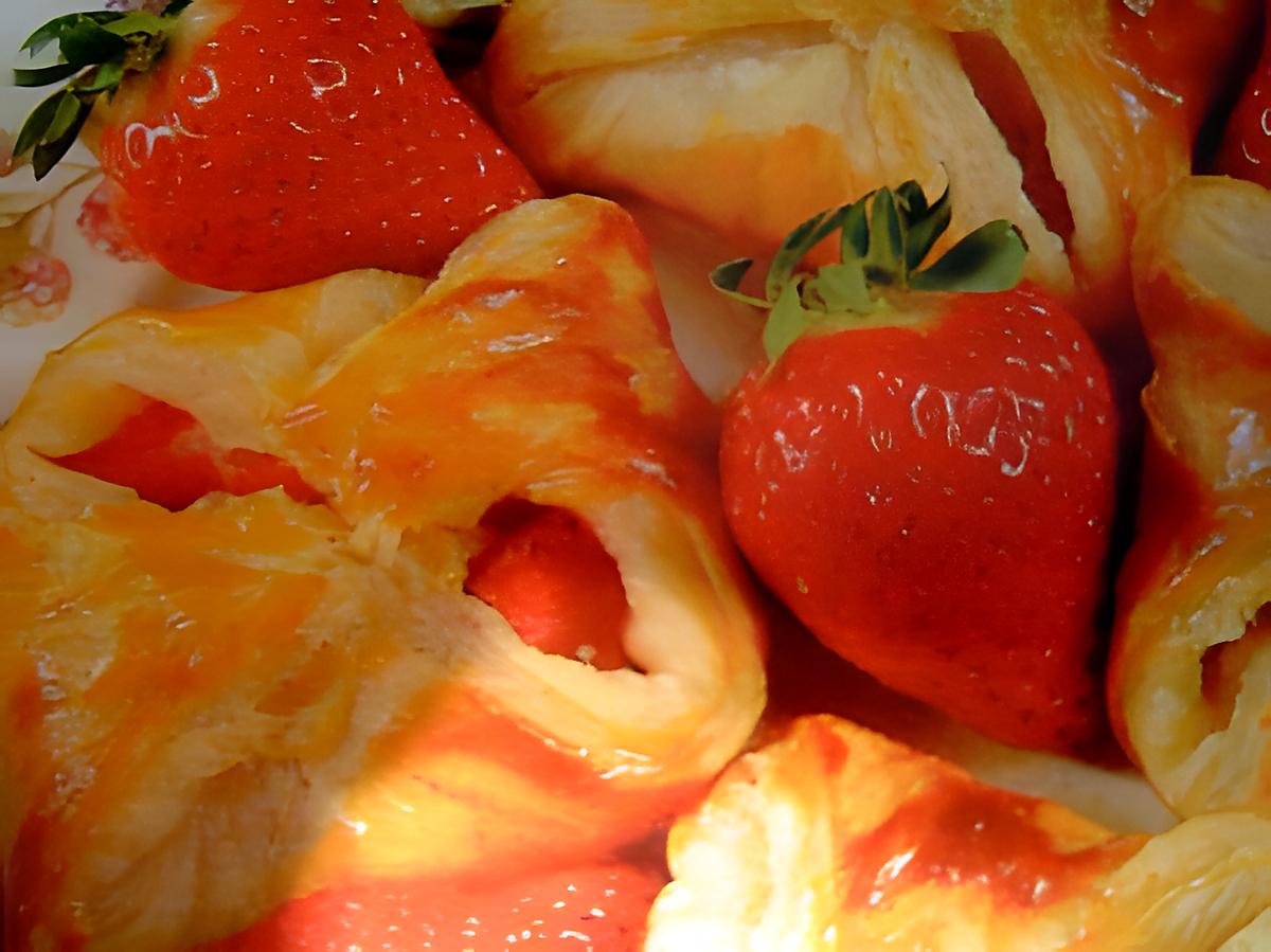 recette Petits paniers de fraises