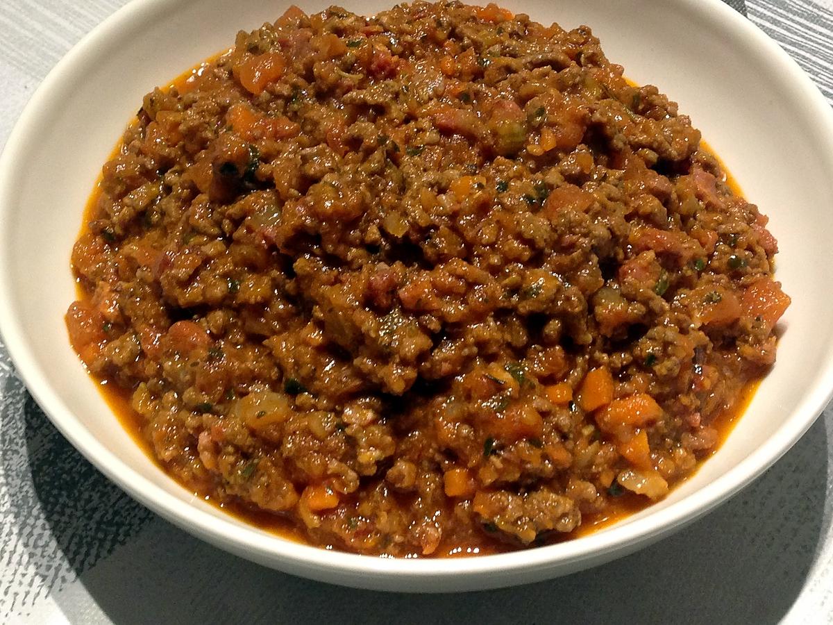 recette Sauce bolognaise  (à ma façon)