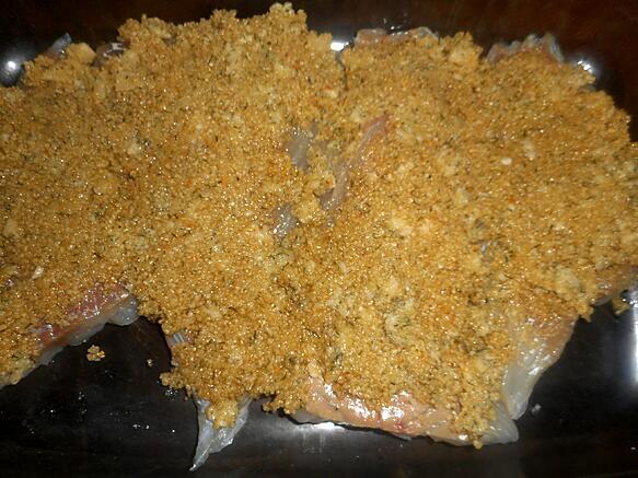 Recette de Filet de lieu noir en croute de parmesan