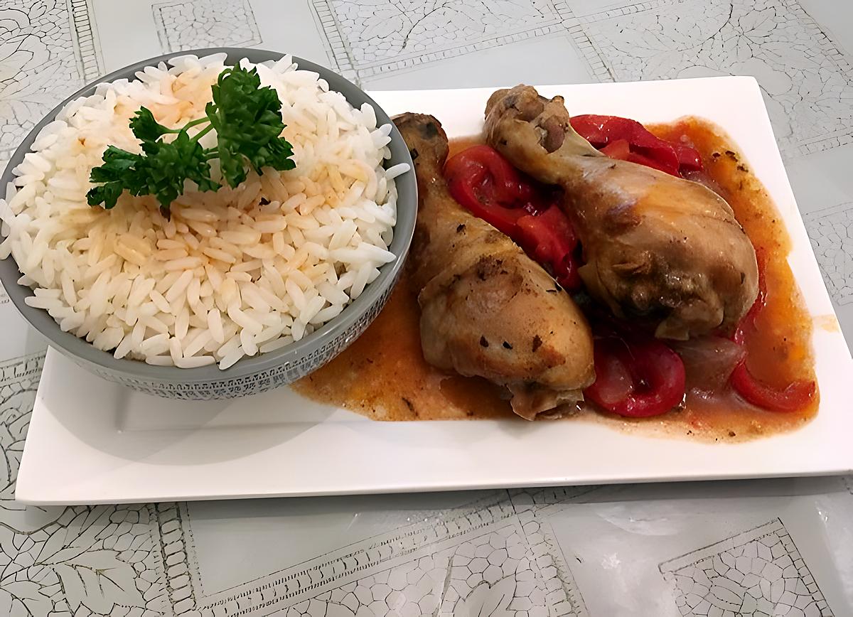 recette POULET BASQUAISE