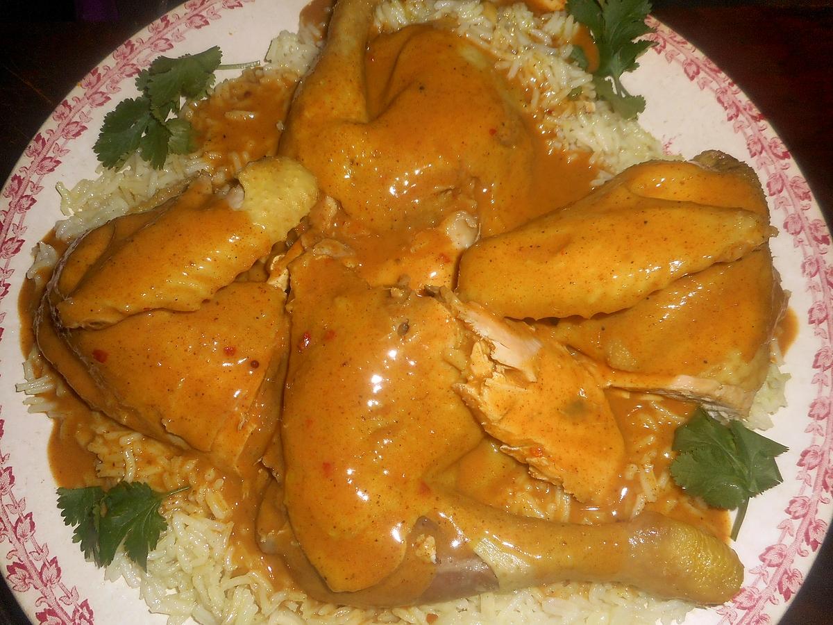 recette Poule au pot sauce au curry