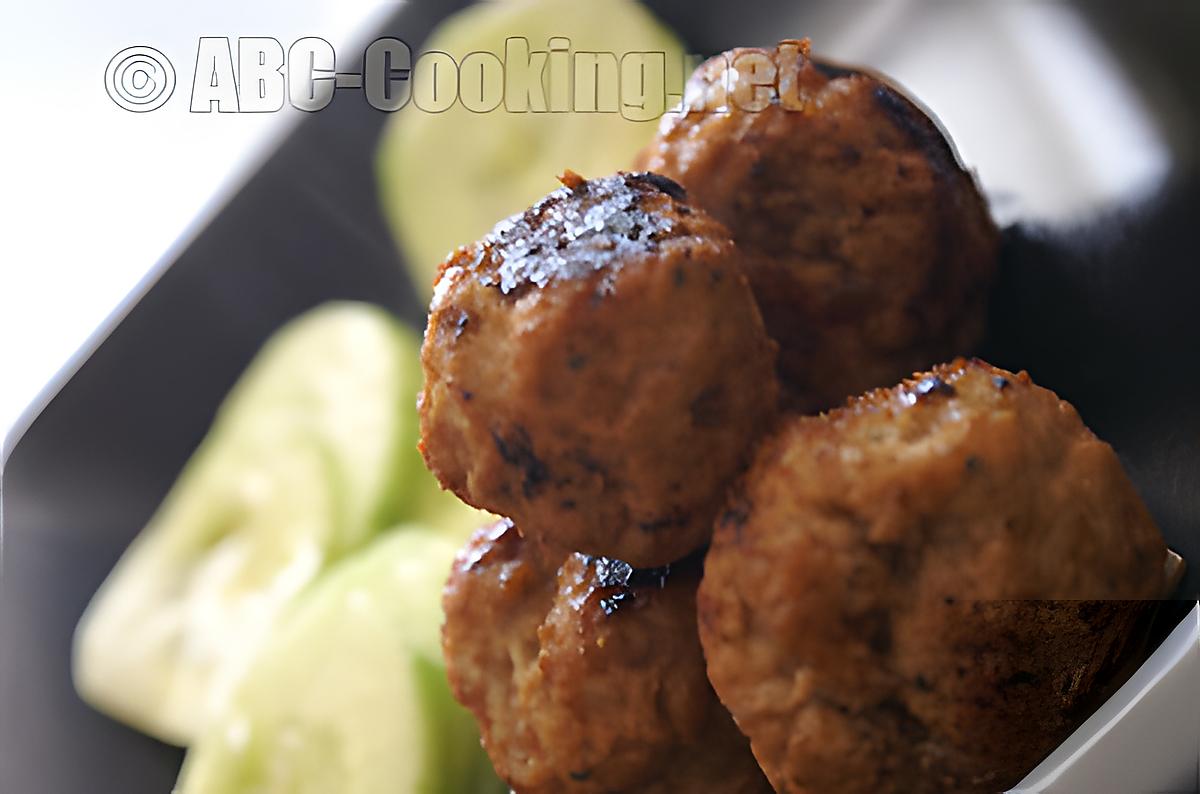 recette Boulettes de poulet à la Japonaise