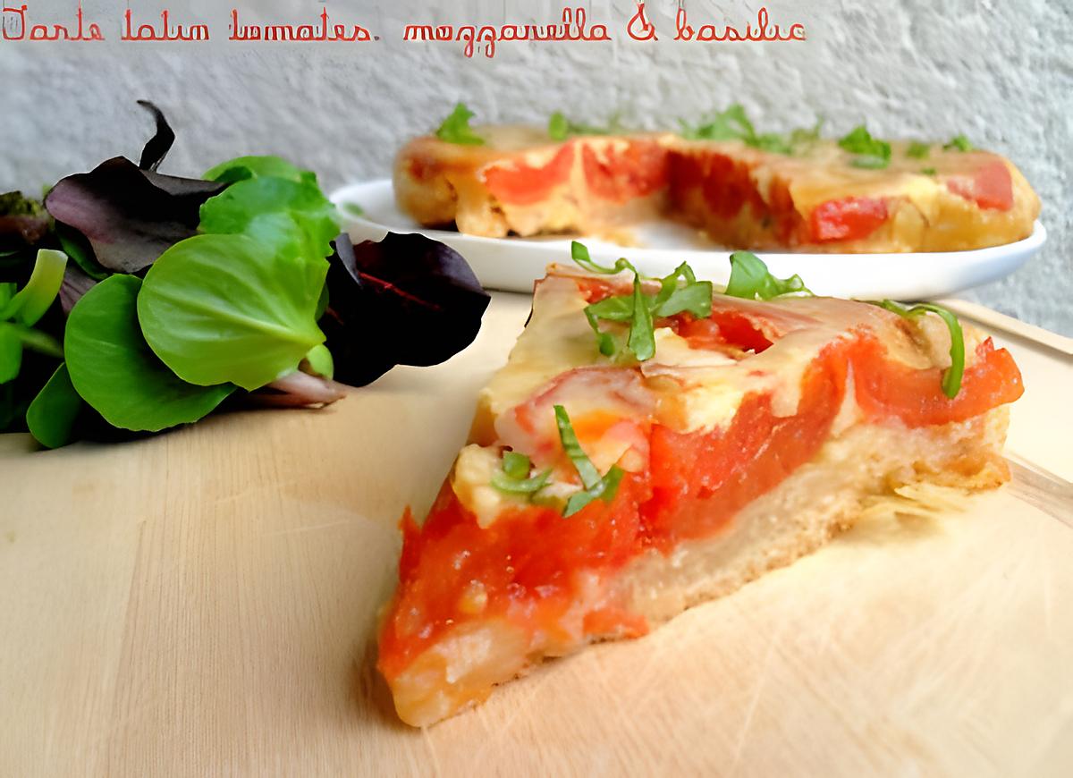 recette Tarte Tatin Tomates, Mozzarella & Basilic