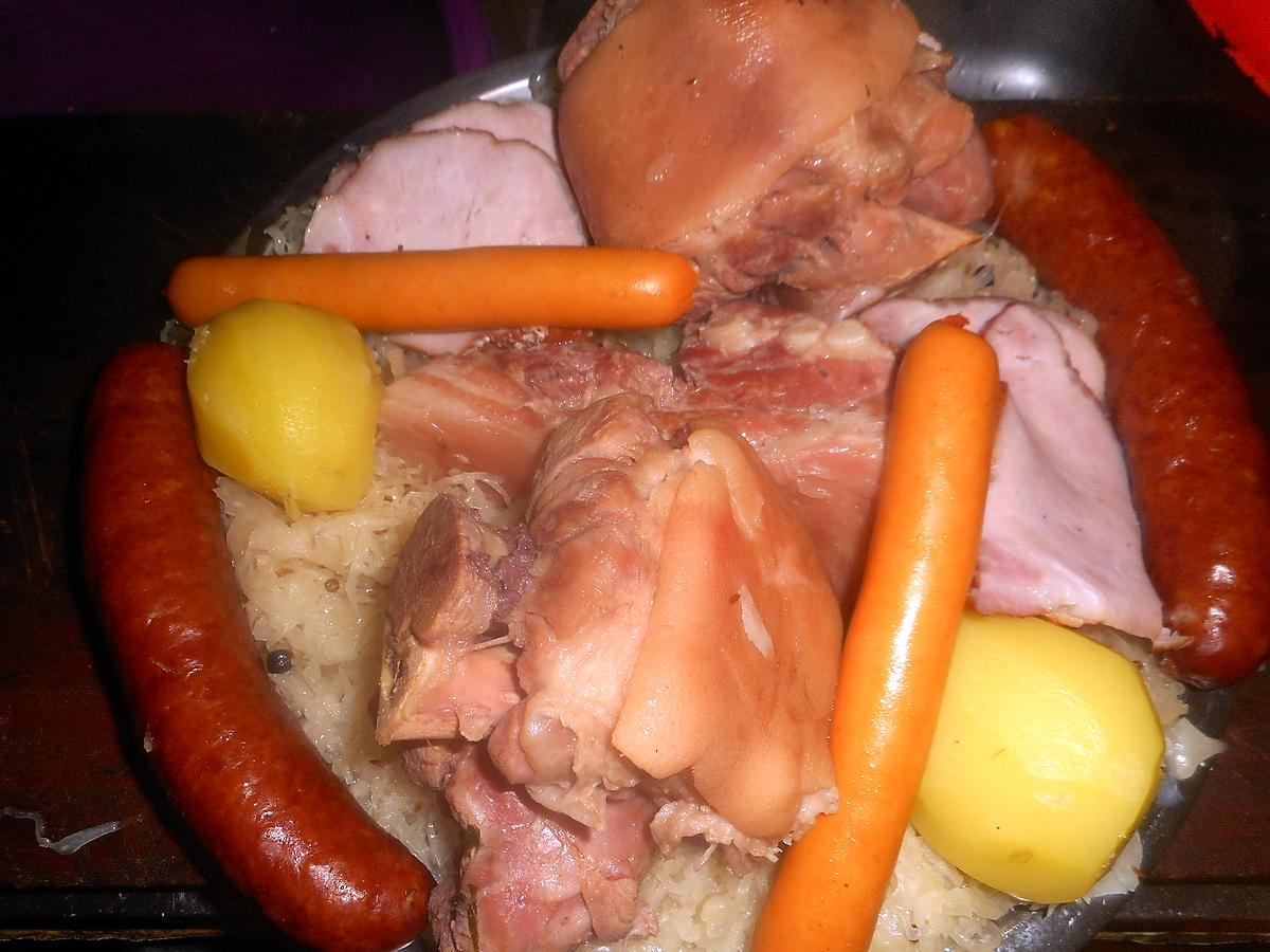 recette Choucroute royale pour deux