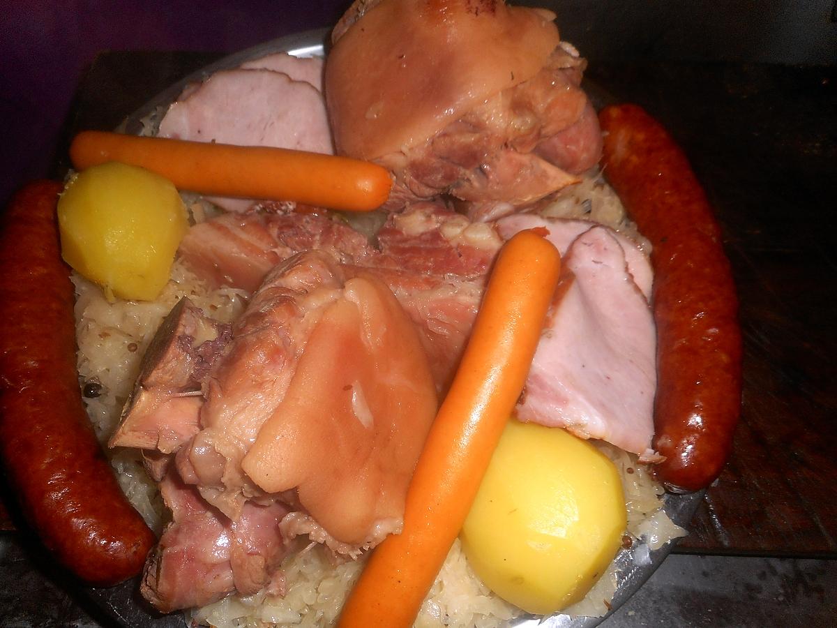 recette Choucroute royale pour deux