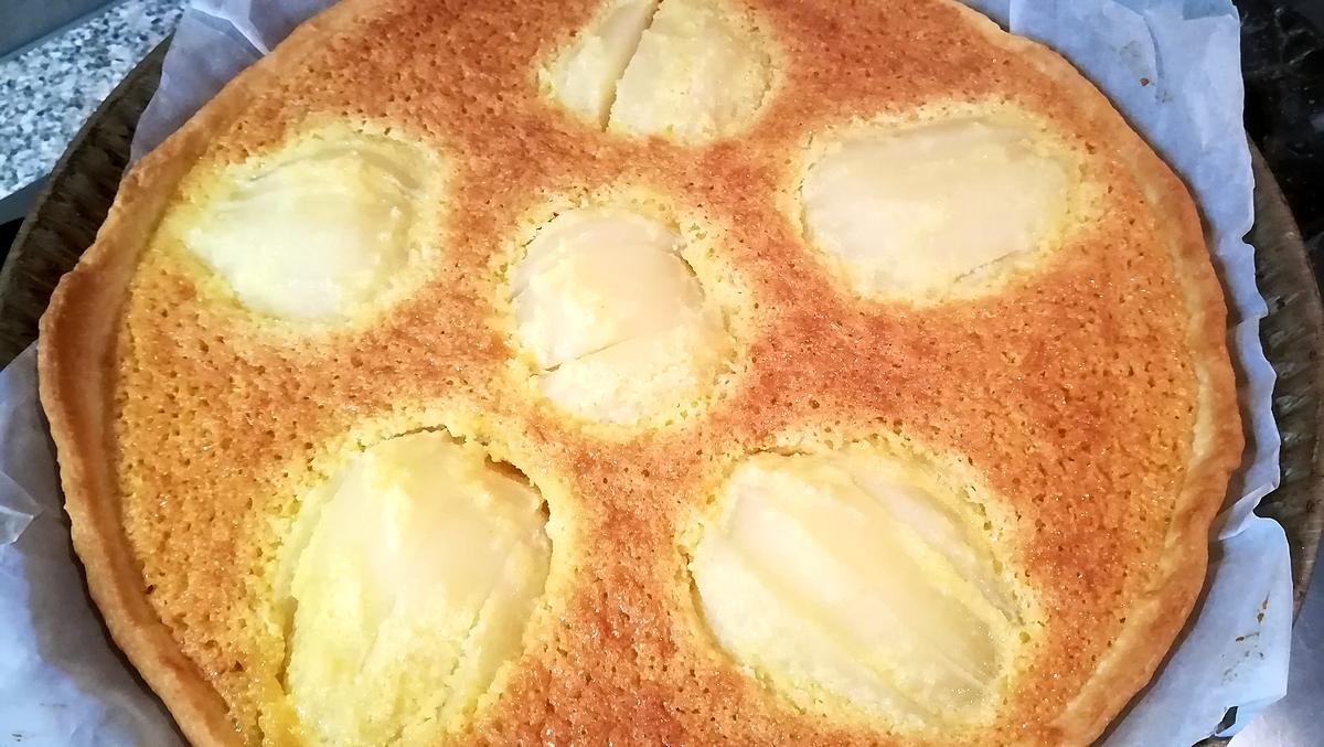 recette Tarte amandine poire