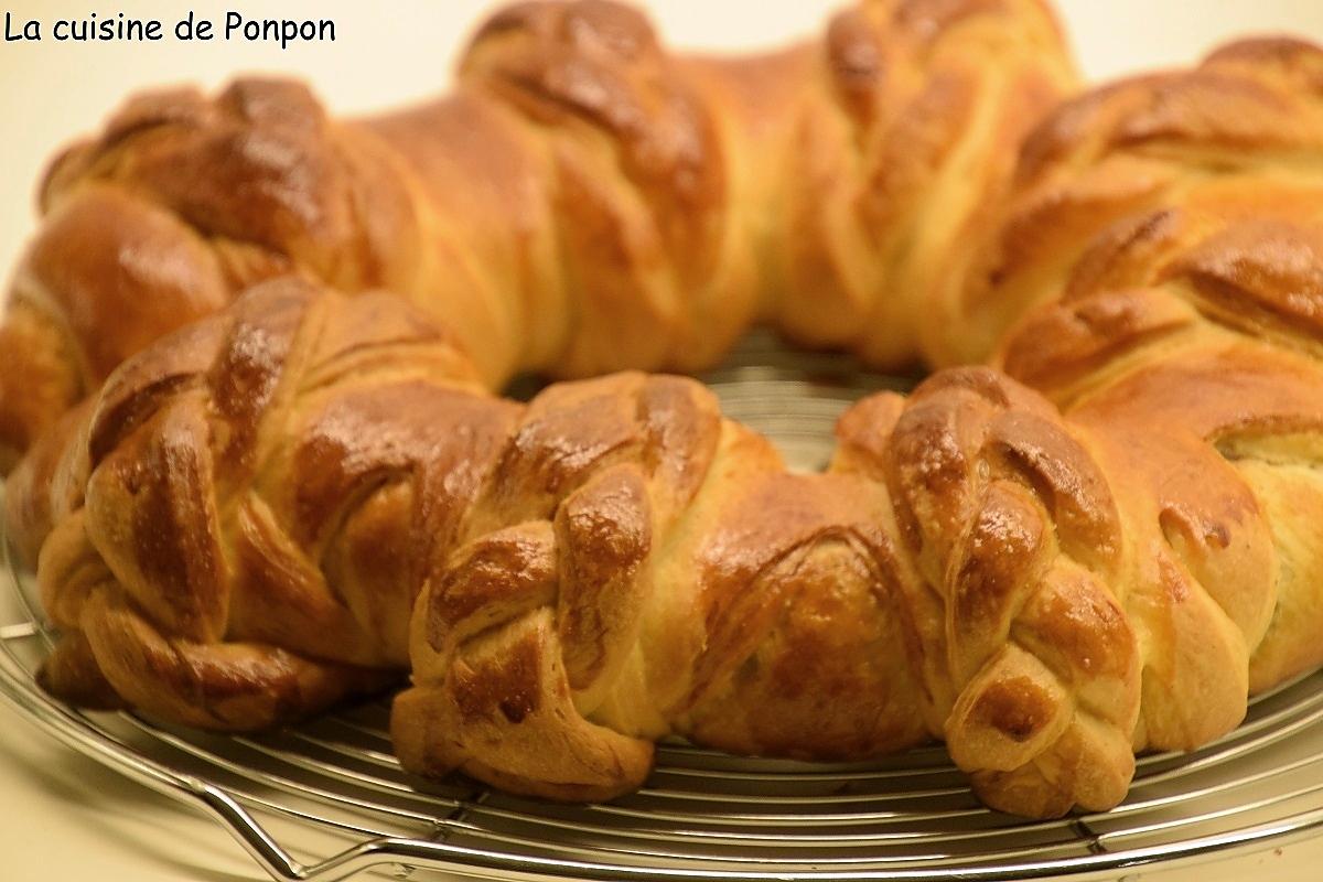 recette Brioche roulée en petites tresses au chocolat