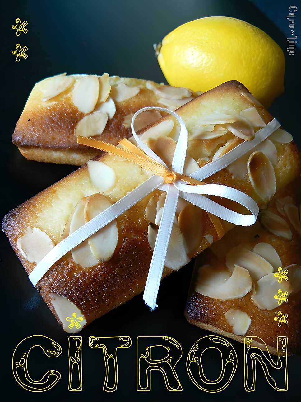 recette Financiers au Citron et aux Amandes