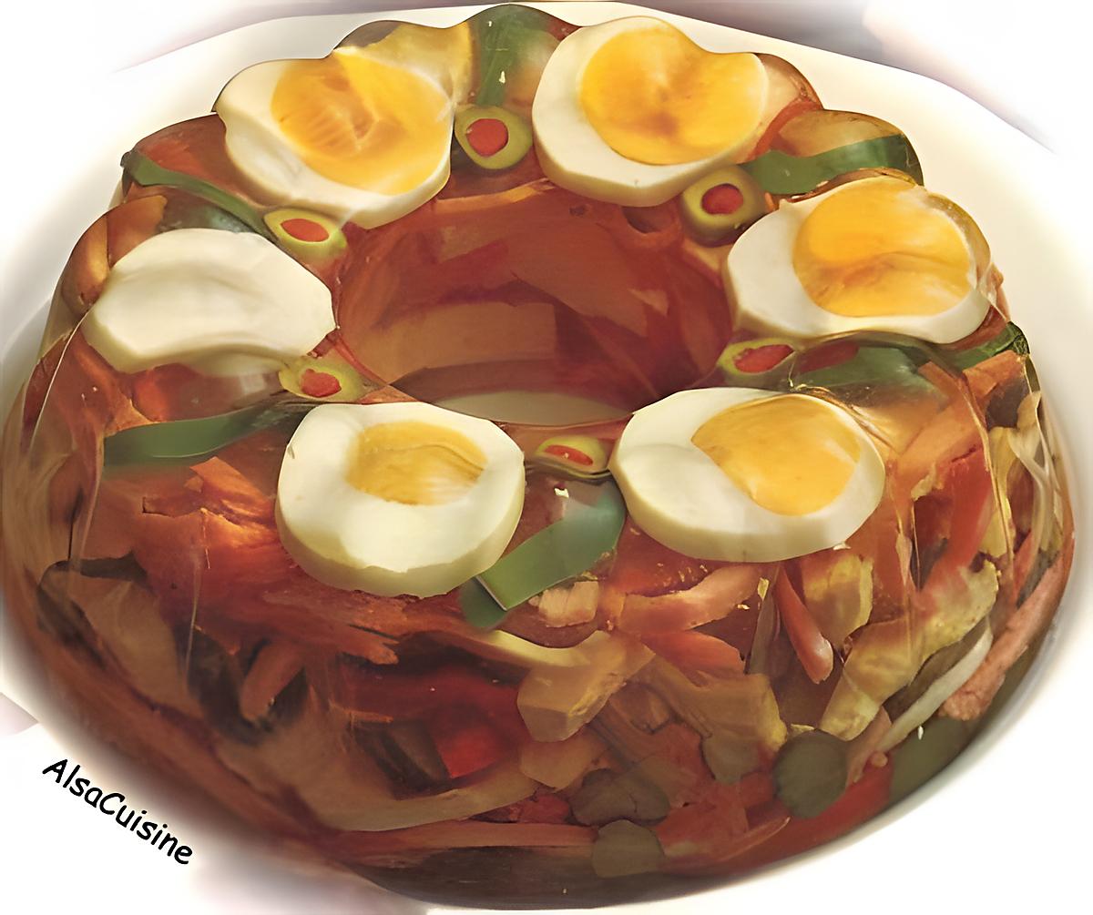 recette Aspic de poulet