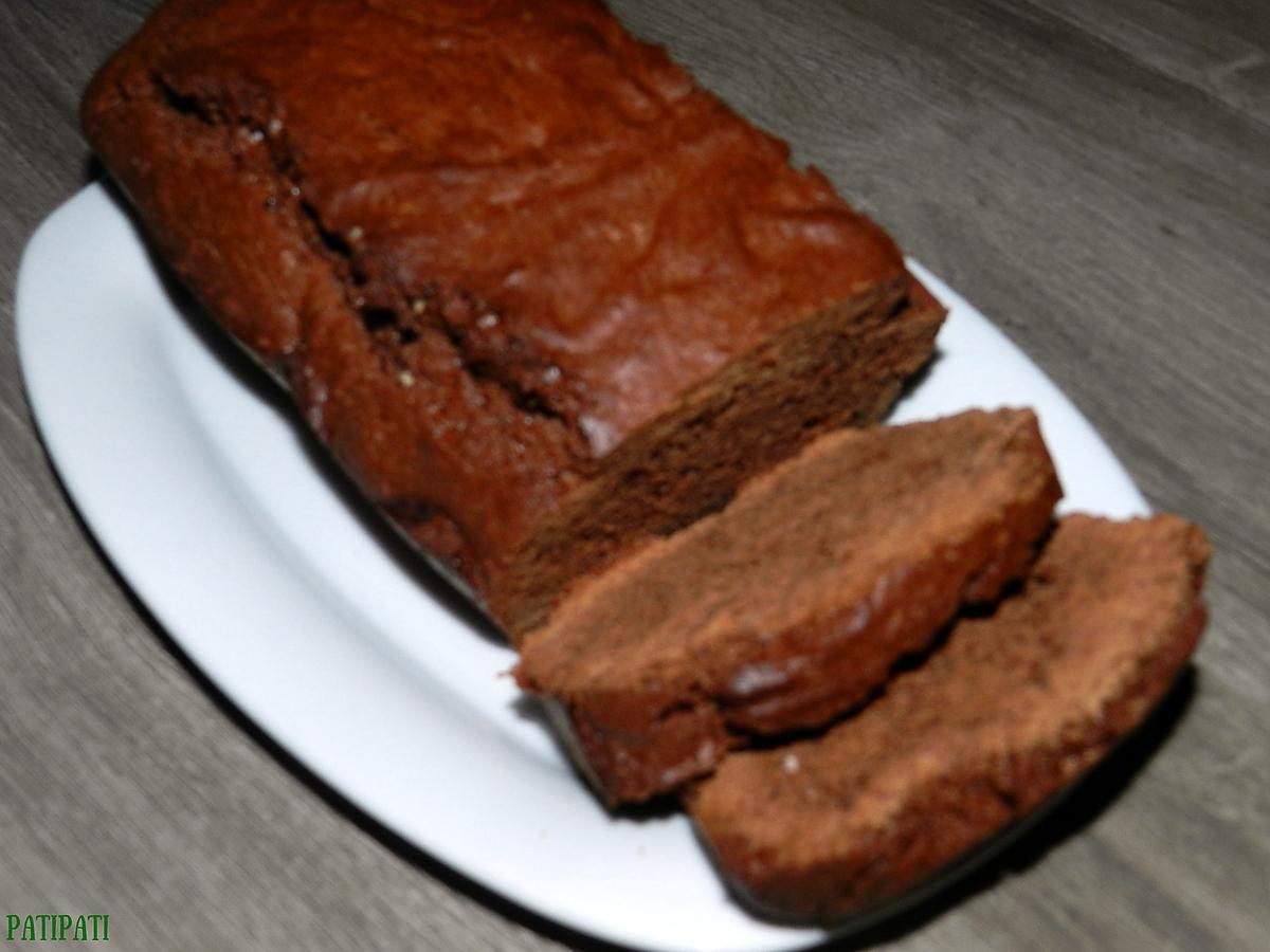 recette Cake au chocolat avec l'aide d'un petit apprenti