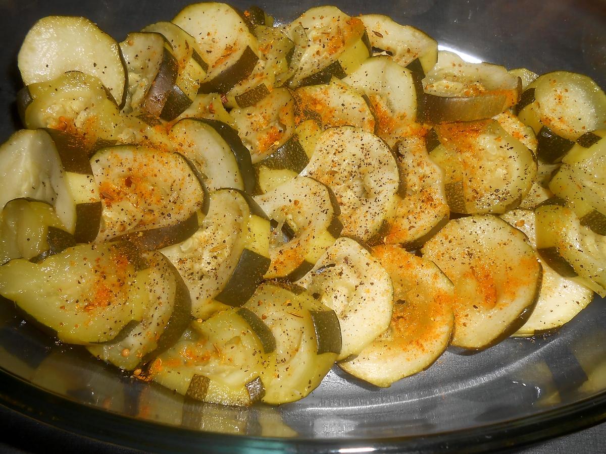 recette GRATIN DE COURGETTES AU CURRY