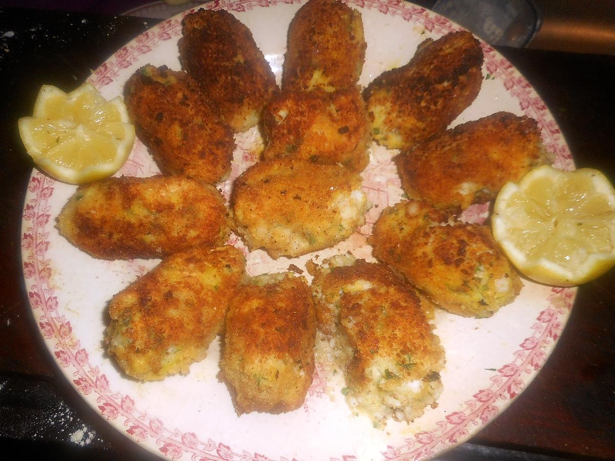 recette Croquettes de merlan