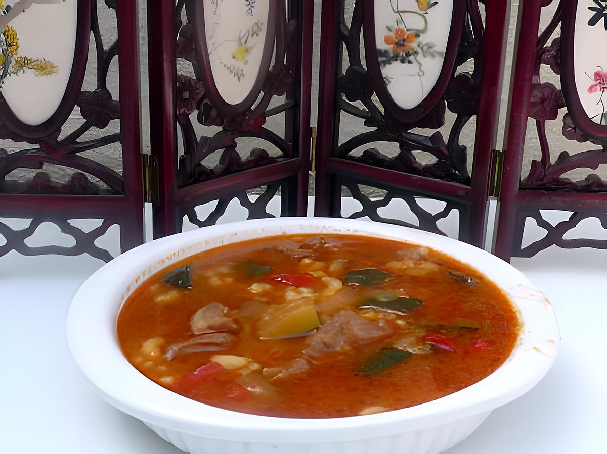 recette SOUPE CHORBA (SOUPE ALGERIENNE)