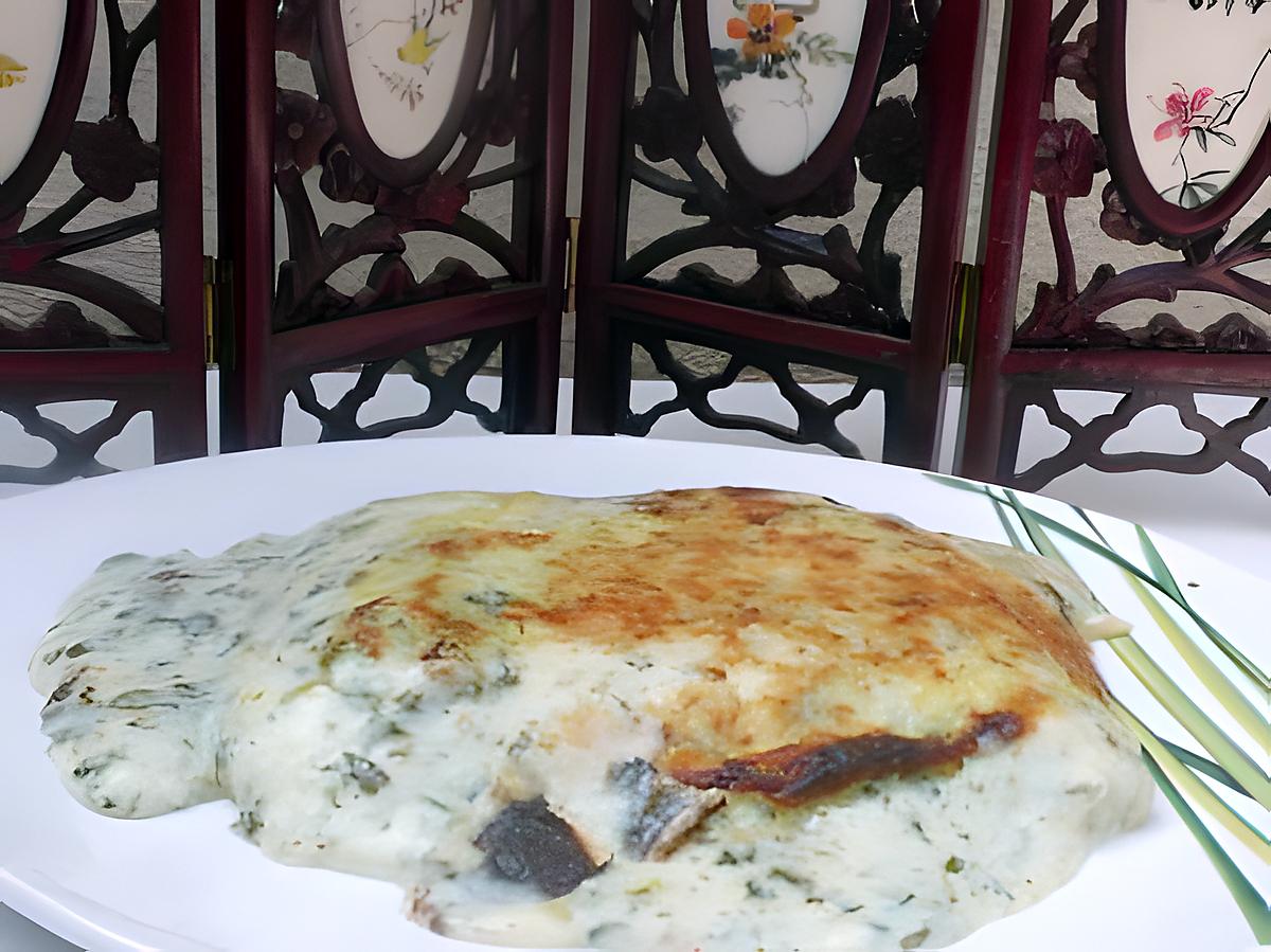 recette LASAGNE AU CHEVRE  ET EPIGNARDS