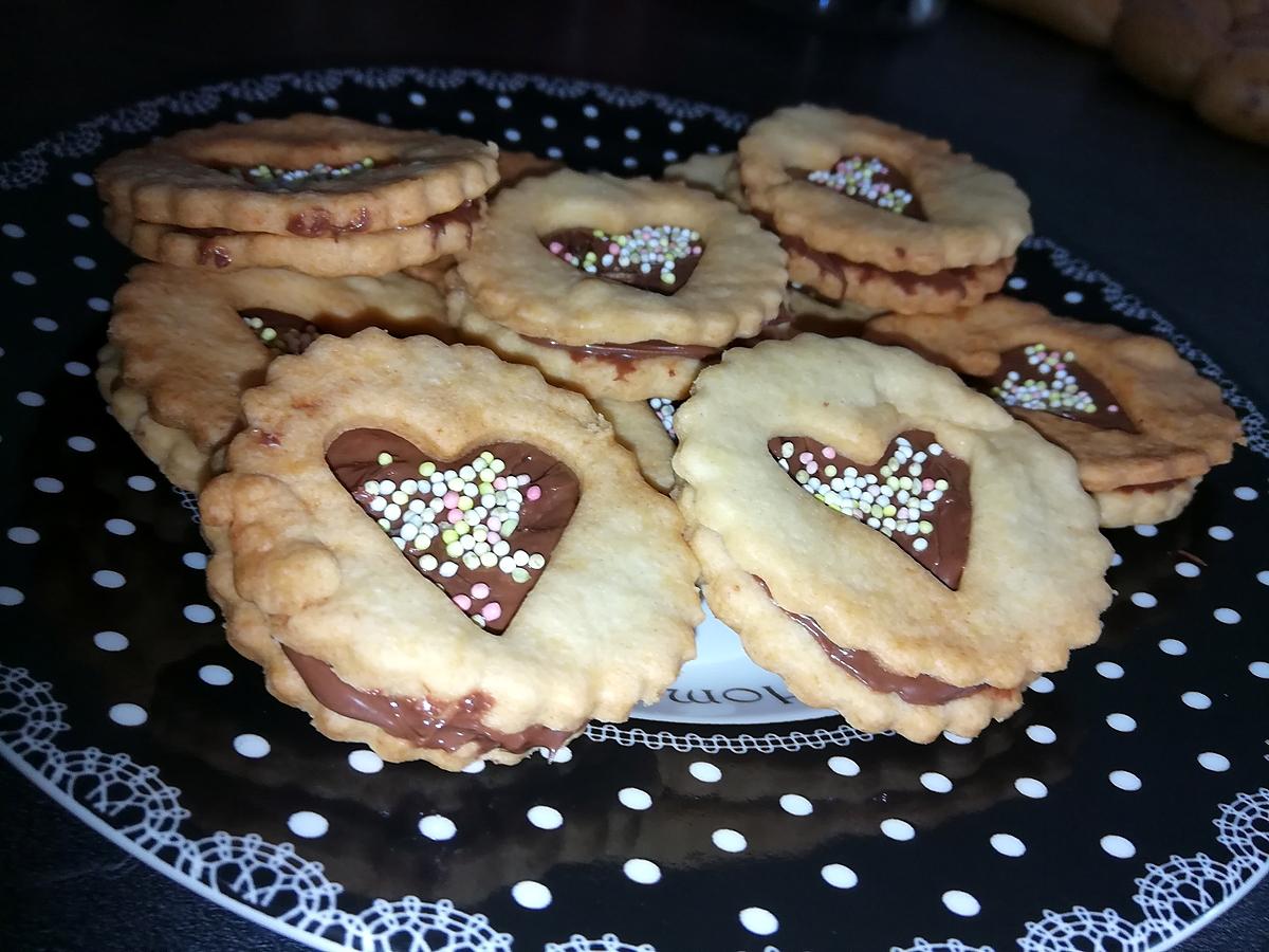 recette Sablés fourré au Nutella